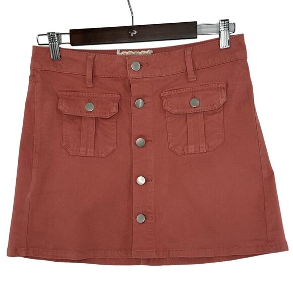 Altar'd State Cargo Skirt Small Mini Skirt Boho Chic Southwestern Bohowestern - Picture 1 of 4